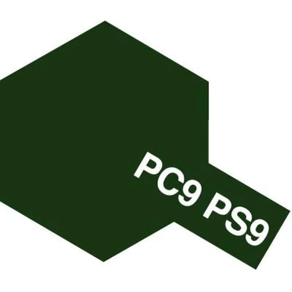 Bombe de peinture lexan vert PS9 100ml - Tamiya 86009