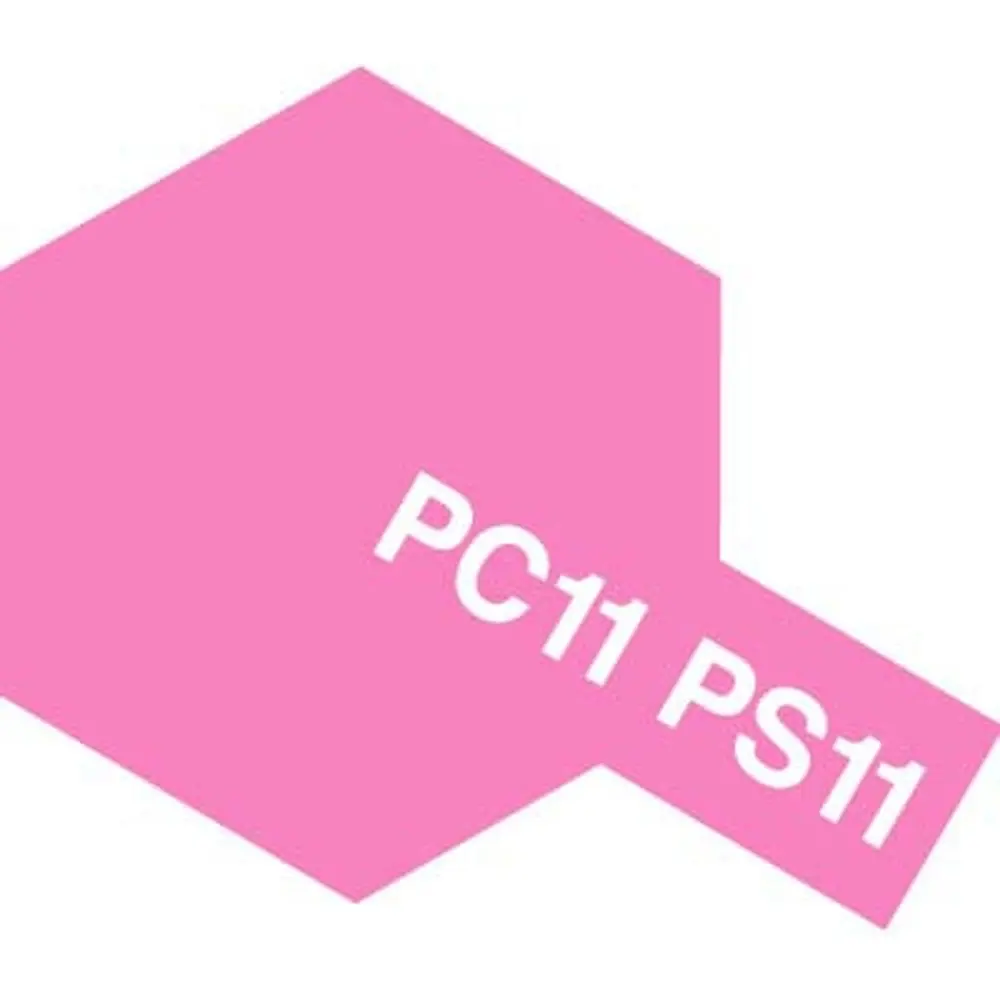 Bombe de peinture lexan rose PS11 100ml - Tamiya 86011