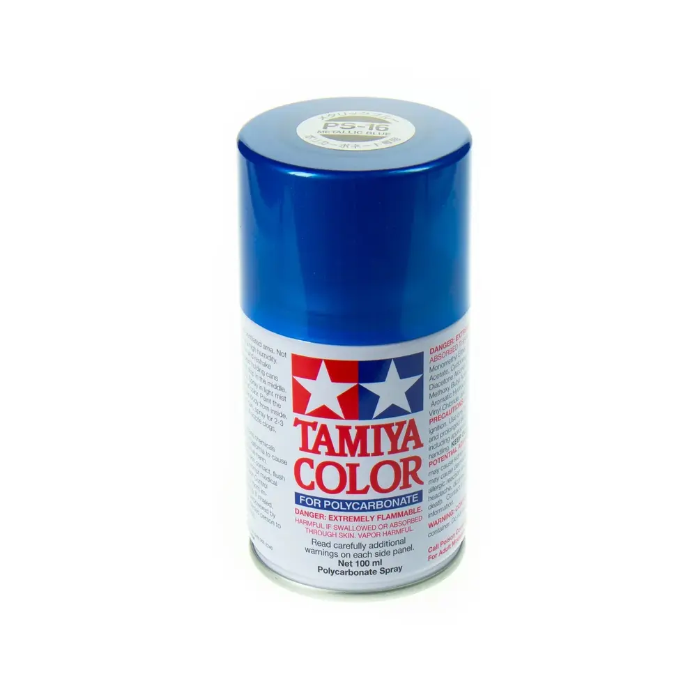 Peinture Lexan Bleu Métallisé PS-16 - Tamiya 86016