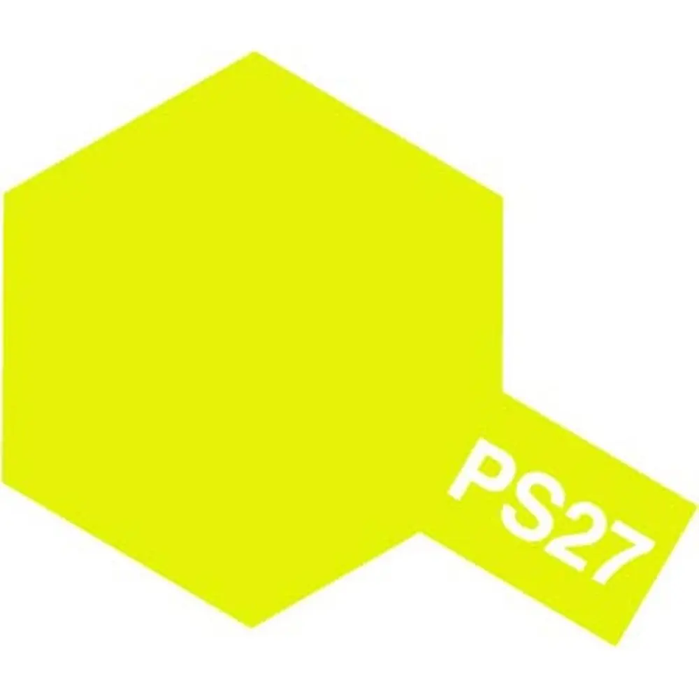 Jaune Fluo PS-27 pour Carrosseries Lexan - TAMIYA 86027 - 100ml
