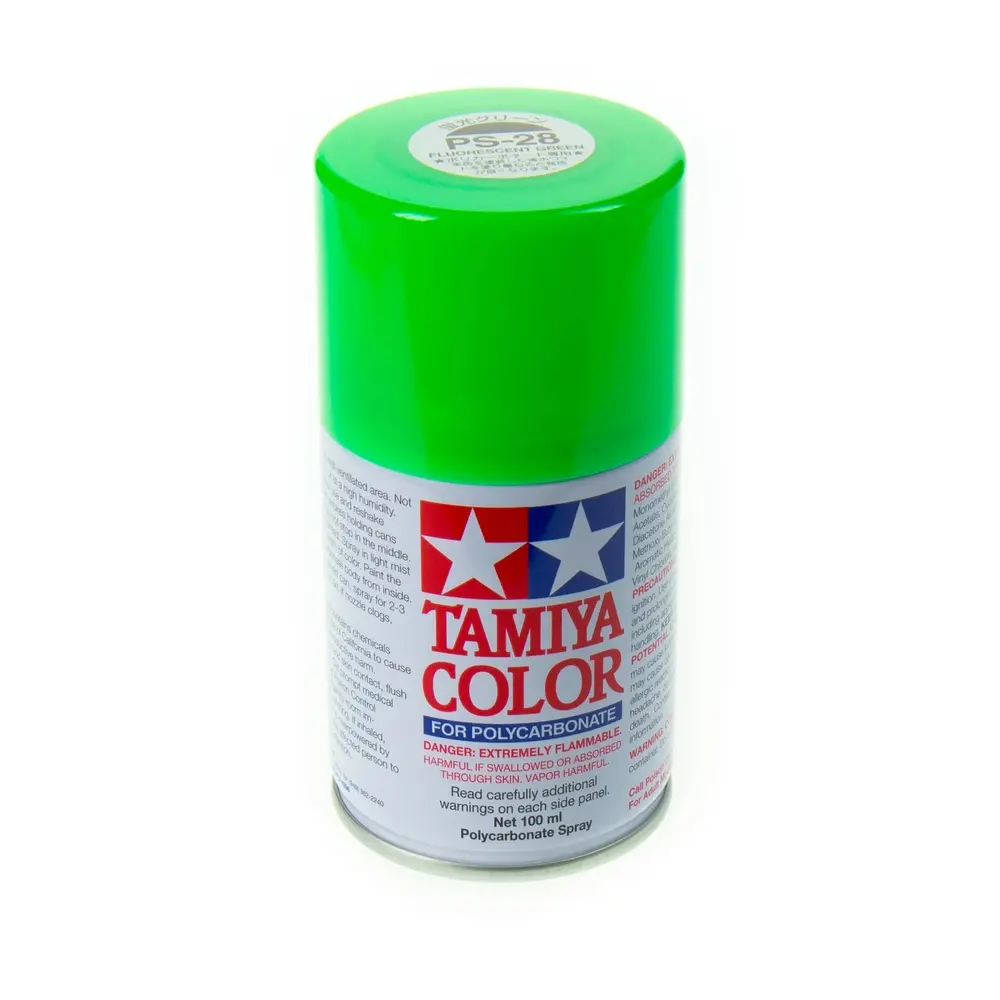 Peinture Lexan Vert Fluo PS-28 - Tamiya 86028