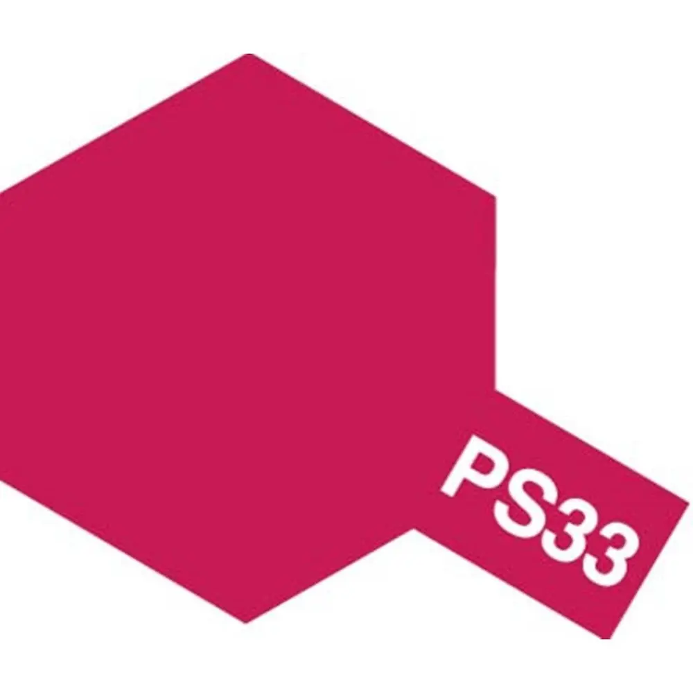 PS-33 Rouge Cerise – Finition Éclatante pour Carrosseries en Lexan - TAMIYA 86033 - 100ML