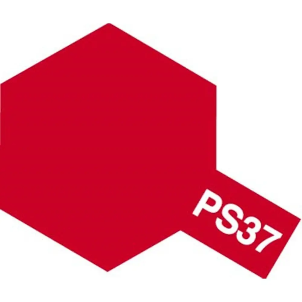 PS-37 Rouge Translucide pour carrosserie Lexan - TAMIYA 86037 - 100ML
