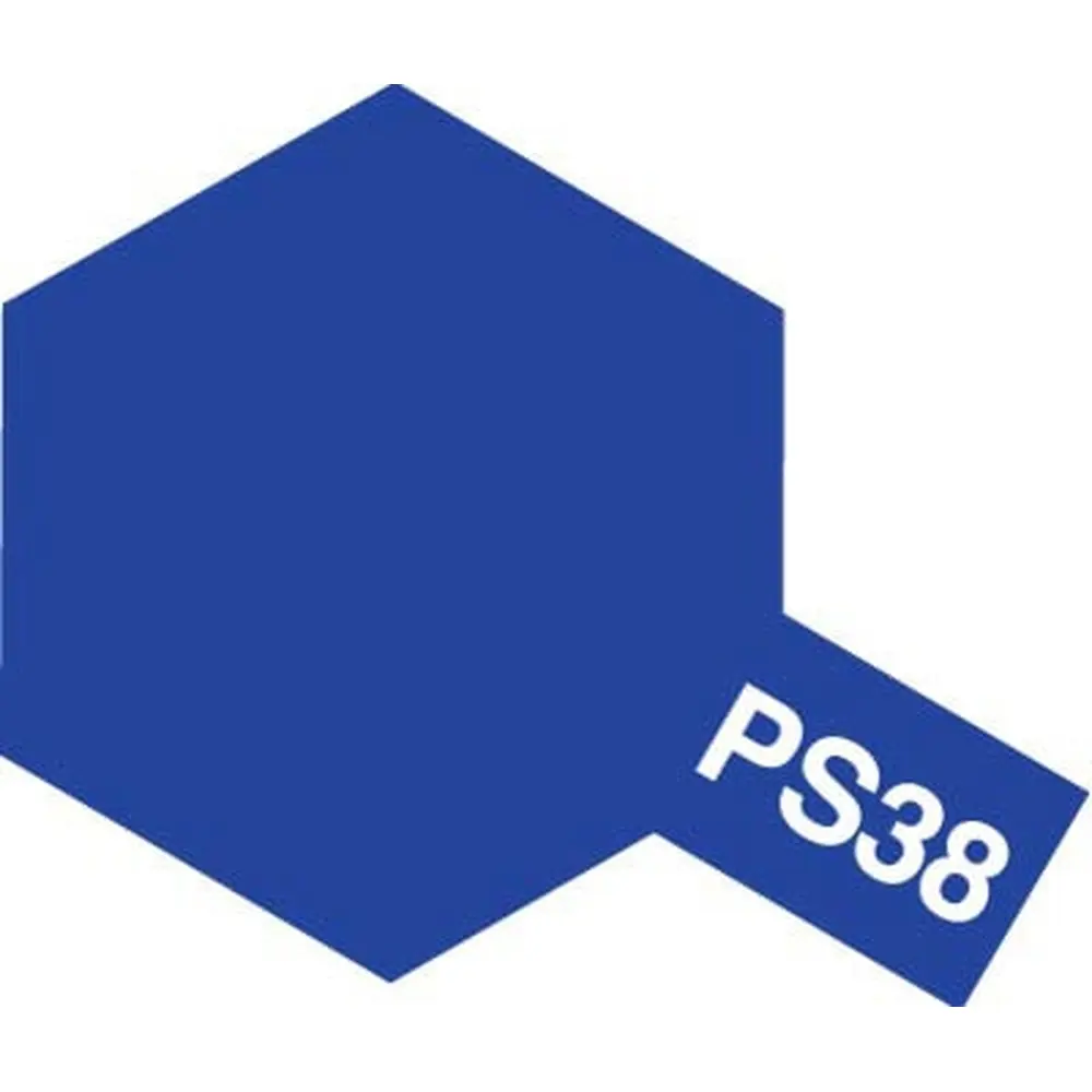 Peinture lexan bleu translucide PS-38 - Tamiya 86038