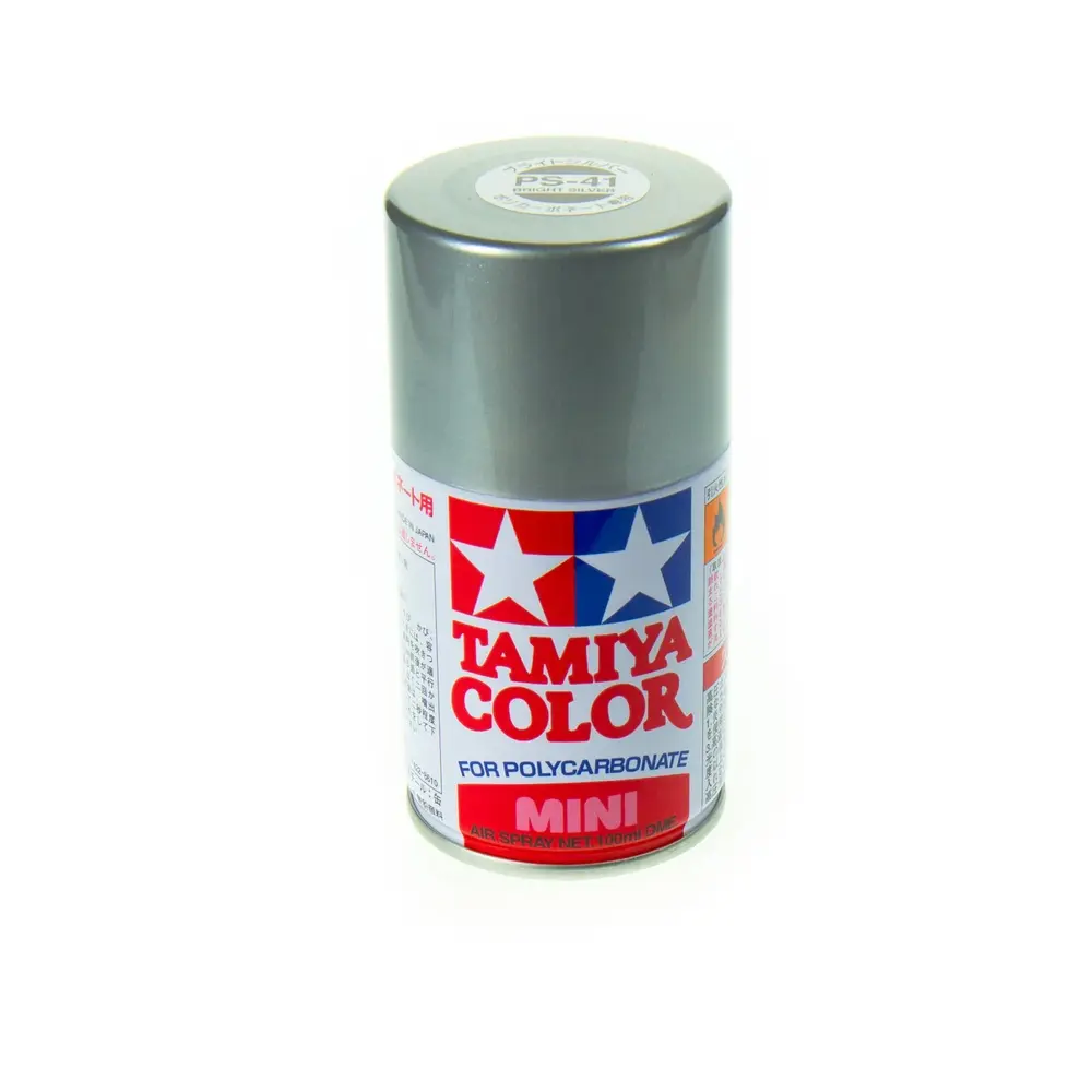 Peinture Lexan Argent Vif PS-41 - Tamiya 86041