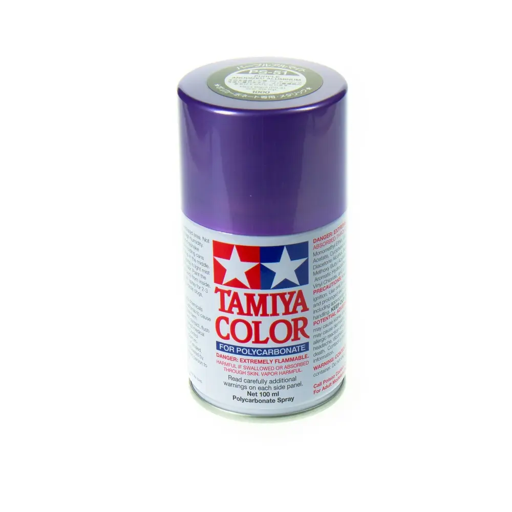 Peinture Lexan Alu Violet Anodisé PS-51 - Tamiya 86051