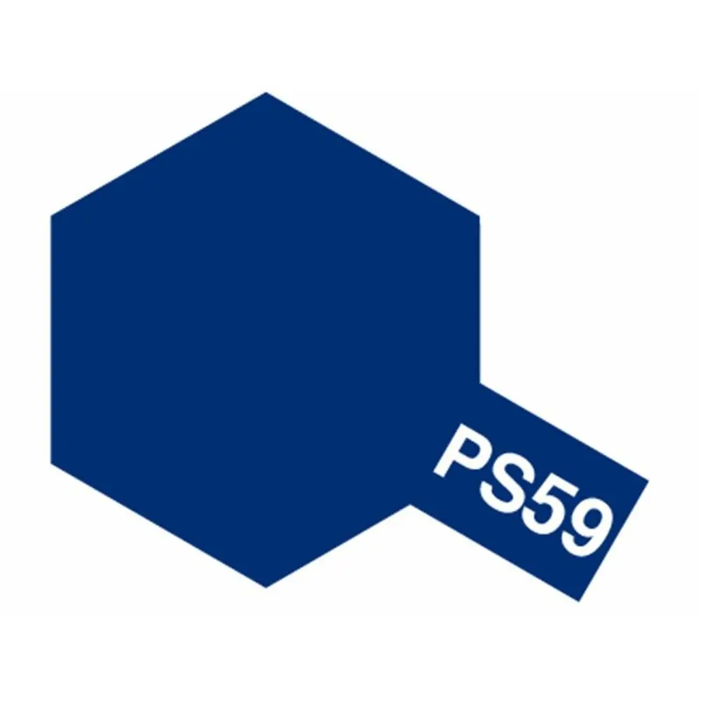 PS-59 Bleu Métallisé Foncé pour carrosserie Lexan - TAMIYA 86059 - 100ML