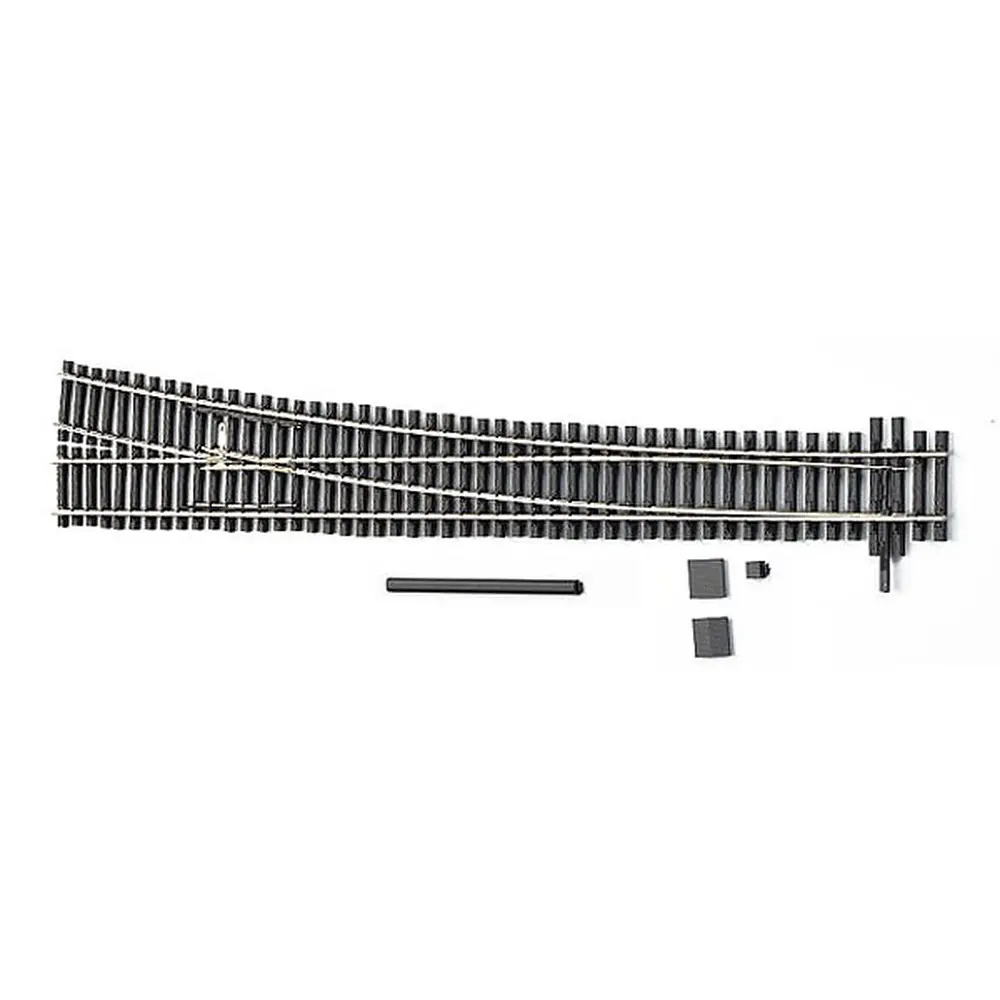 Aiguillage à droite 388 mm 6.34° - Tillig Bahn 85346 - HO