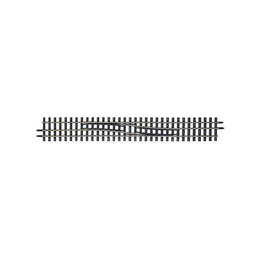 Aiguillage droit HO-HOm gauche vers droite 228mm