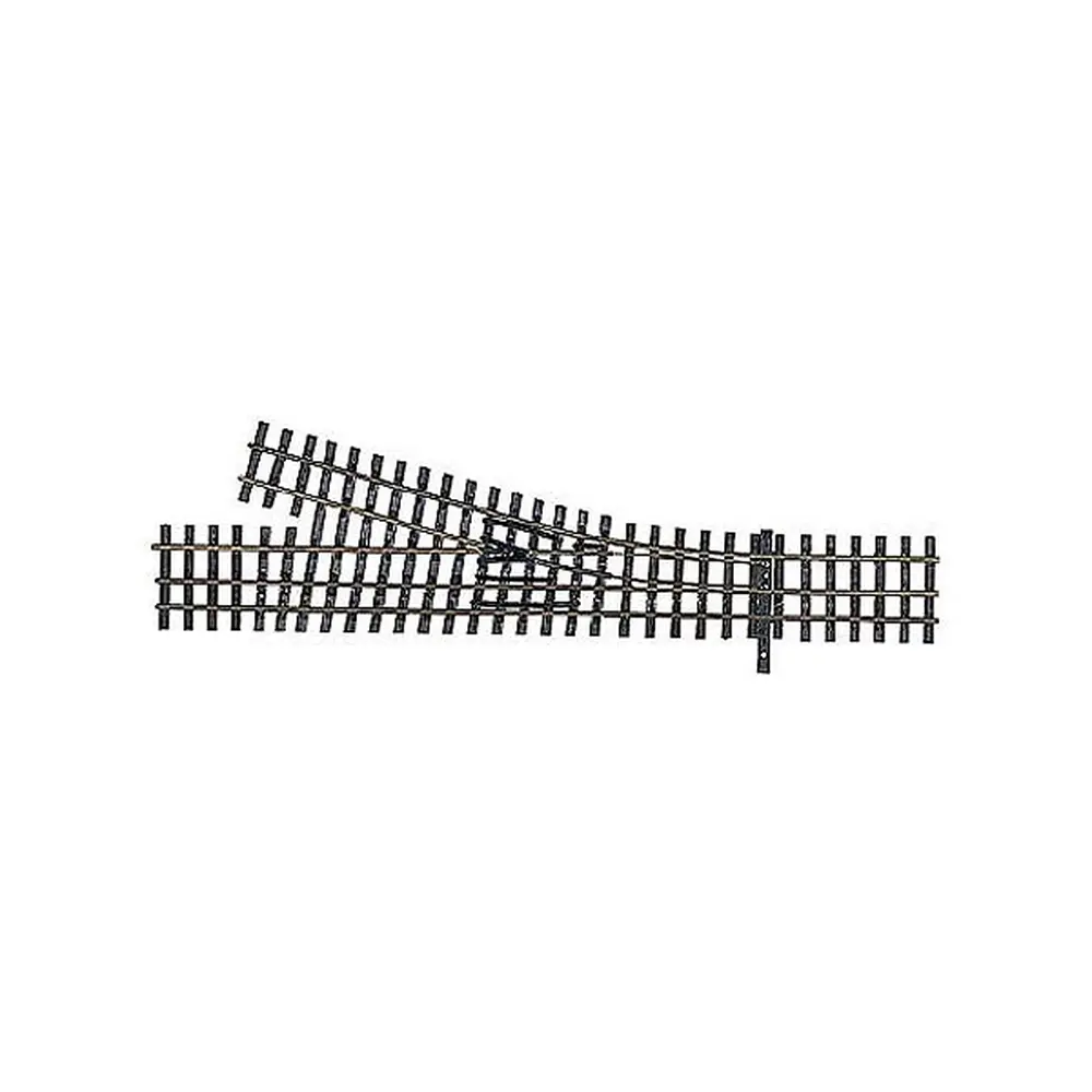 Aiguillage à droite 228 mm 15° - Tillig Bahn 85191 - HO - HOe