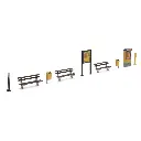 Ensemble accessoires de quai - ARTITEC 387.172 - HO : 1/87