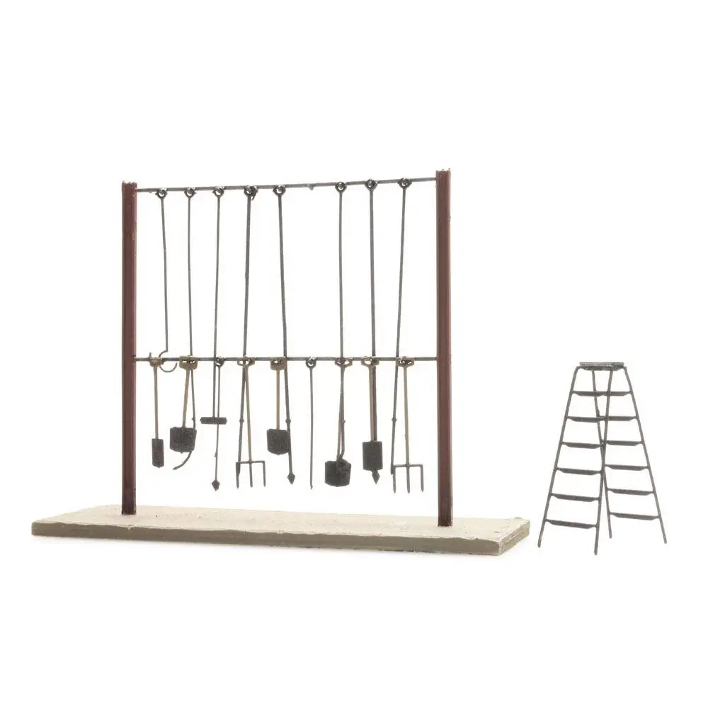 Un porte-outils avec escabeau - Artitec 387.224 - HO 1/87