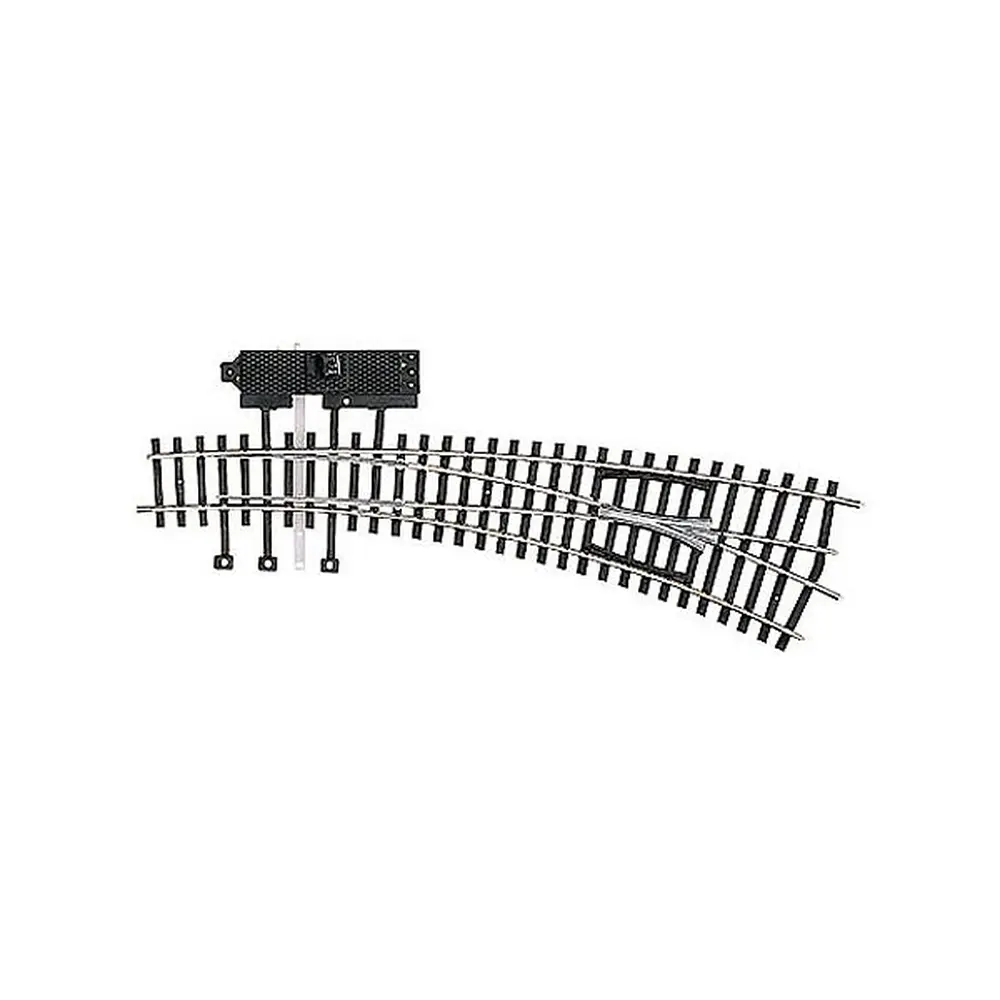 Aiguillage courbe à droite