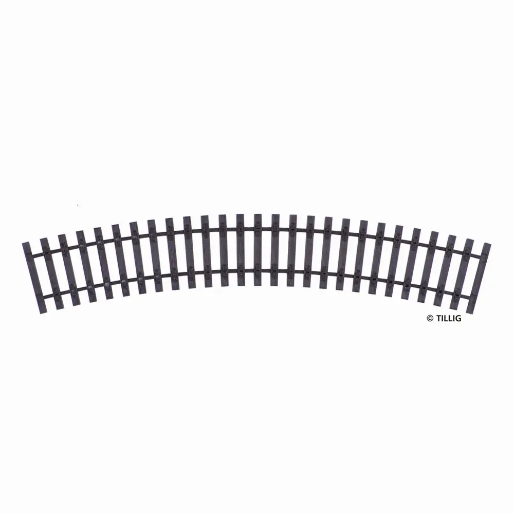 Kit Track Elite rail courbe R543 / 30° - Tillig bahn 85045 - HO 1/87 - 2R