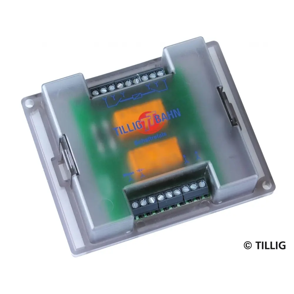 Module relais électronique double - Tillig Bahn 08414