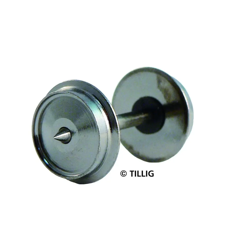 Essieu pour courant continu deux rails - Tillig Bahn 76900 - HO 1/87