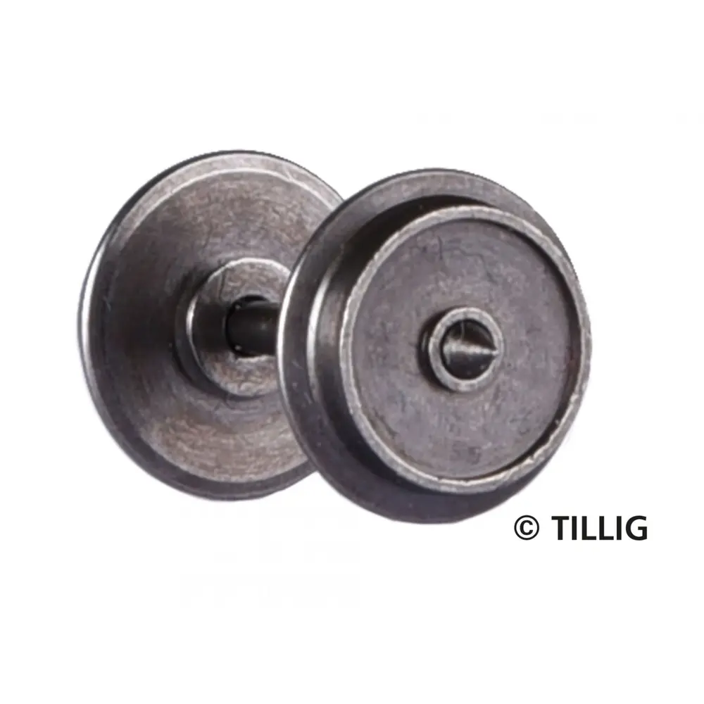 Essieu pour courant alternatif 3 rails 11 mm - Tillig Bahn 76903 - HO 1/87