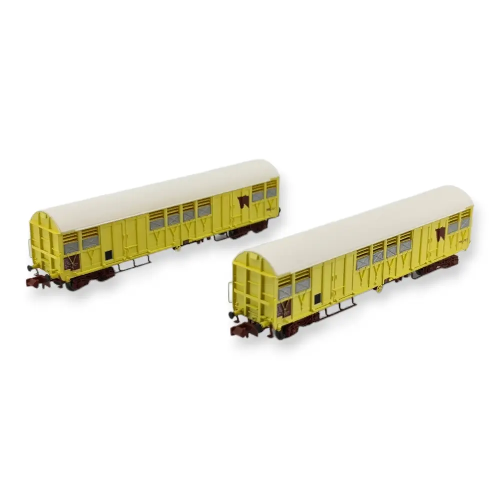 Coffret wagons couverts - Trains160 16017 - N 1/160 - SNCF