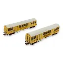 Coffret wagons couverts - Trains160 16020 - N 1/160 - SNCF
