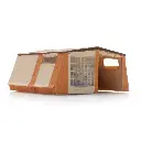Une tente camping-car beige et orange - Artitec 387.565 - HO 1/87