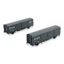 Coffret wagons couverts - Trains160 16030 - N 1/160 - SNCF