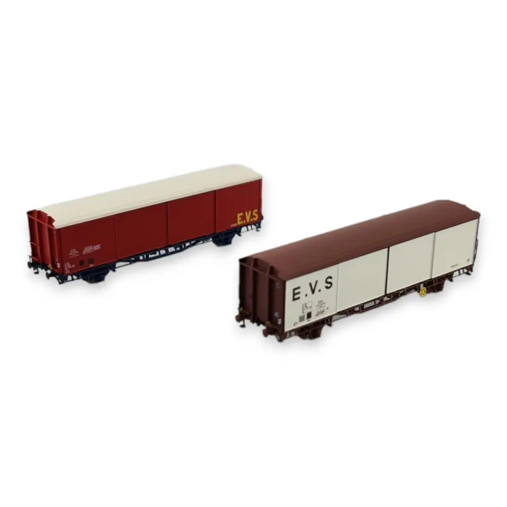 Set wagons de marchandises EVS Trains160 16032 - N 1/160 - SNCF - Ep IV