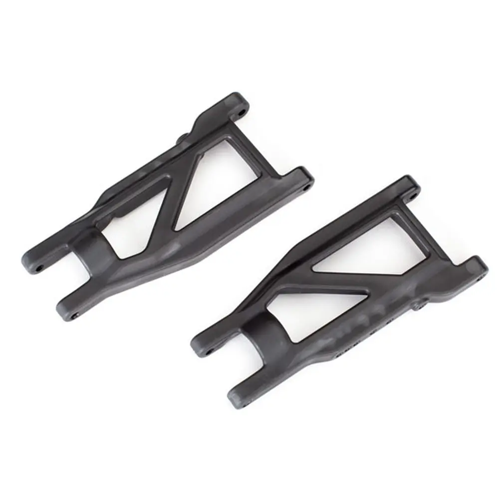 Triangles de suspension inférieur AV/AR renforcés noir (x2) - Traxxas 3655R