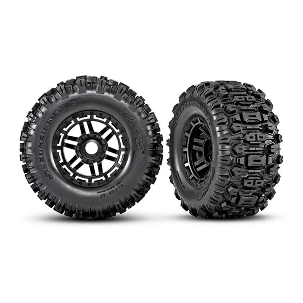 Roues Complètes Sledgehammer® avec Pneus - Traxxas 8973 - 1/10