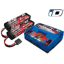 Pack chargeur EZ-Peak Dual + 2 Lipo 3S 5000 mAh - Traxxas 2990G