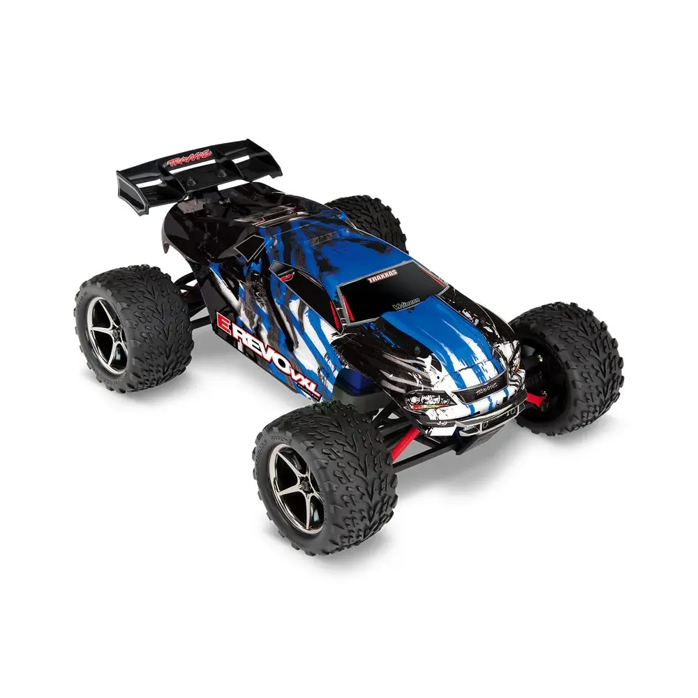 Mini E-revo brushless VXL TSM USB RTR - Traxxas 71076-8-BLUEX - 1/16