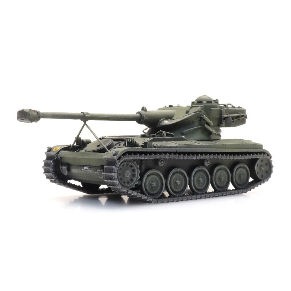 Chasseur de chars AMX 13 - ARTITEC 6870412 - Vert - HO : 1/87
