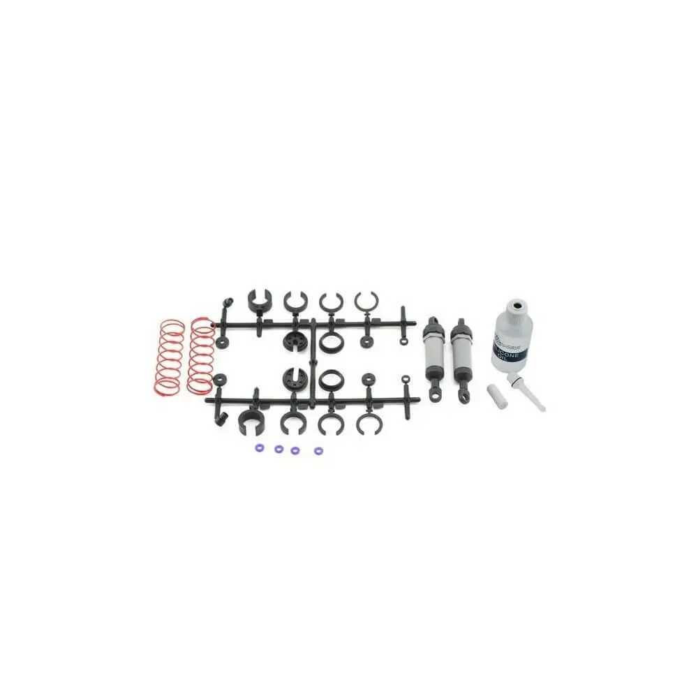 2 amortisseurs d'origine gris long complet - Traxxas 3760A