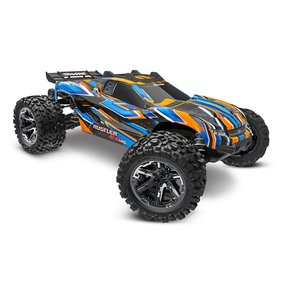 Rustler 4x4 HD VXL Brushless 3S Clipless TSM RTR - Traxxas 67376-4-ORNG - 1/10