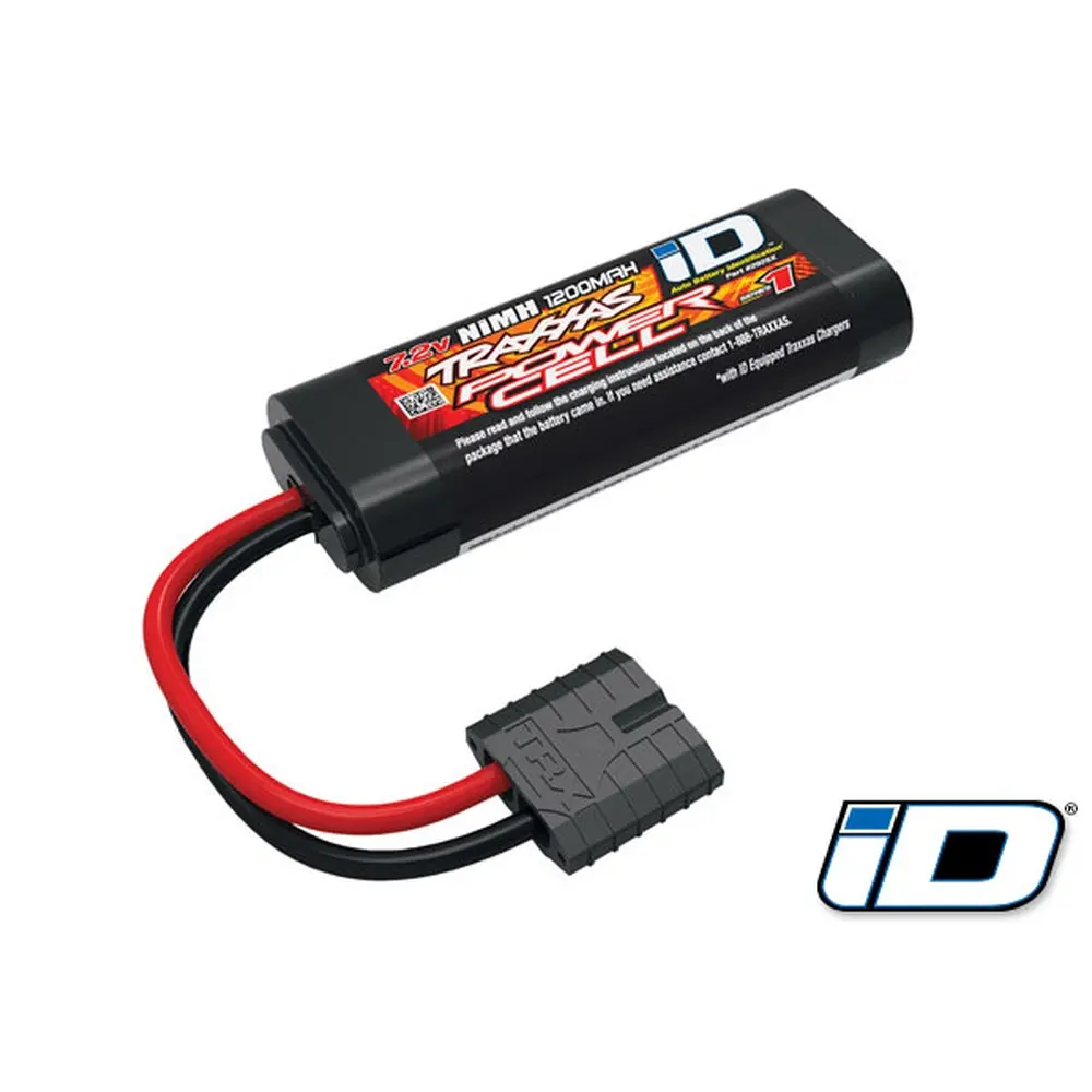 Batterie NiMH plate à 6 cellules 1200 mAh 7,2 V 2/3 A, série 1 Power Cell - Traxxas 2925X - 1/16 / 1/18