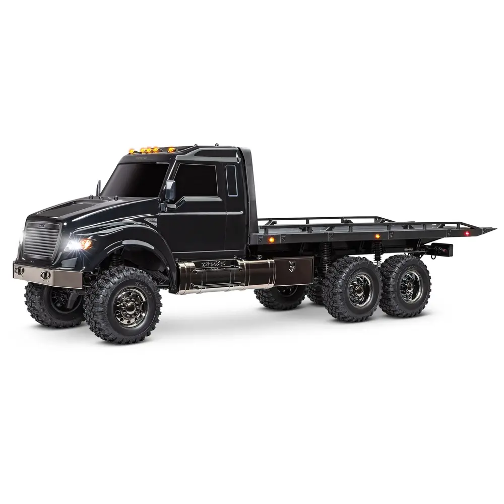 Camion à plateau TRX-6 Ultimate RC Hauler 6x6 RTR avec treuil - Traxxas 88086-84-BLK - 1/10