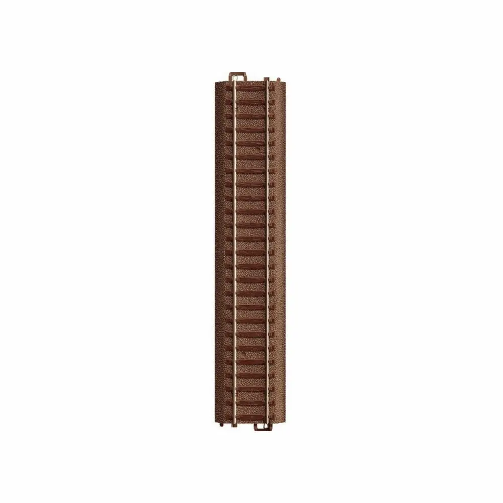 Rail droit 188,3 mm code 83 voie C - Trix 62188 - HO 1/87 - 2R
