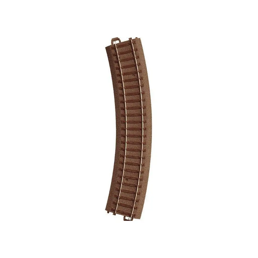 Rail courbe R1 30° Trix 62130 - Rayon 360 mm - HO : 1/87 - Code 83 - Voie C