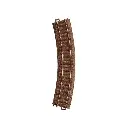 Rail courbe R1 30° Trix 62130 - Rayon 360 mm - HO : 1/87 - Code 83 - Voie C