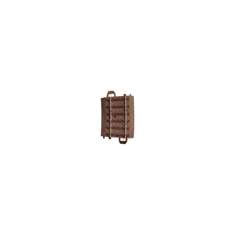 Rail courbe R1 7,5° Trix 62107 - Rayon 360 mm - HO : 1/87 - Code 83 - Voie C