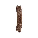 Rail courbe R2 24,3° Trix 62224 - Rayon 437,5 mm - HO : 1/87 - Code 83 - Voie C
