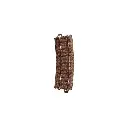 Rail courbe R2 15° Trix 62215 - Rayon 437,5 mm - HO : 1/87 - Code 83 - Voie C
