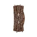 Traversée Jonction Double R2 24,3° Trix 62624 - 188,3 mm - HO : 1/87 - Code 83 - Voie C