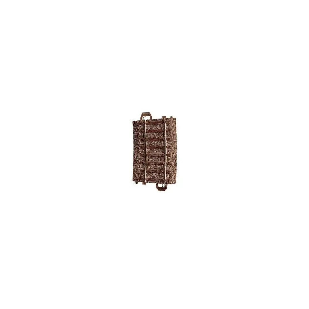 Rail courbe R2 7,5° Trix 62207 - Rayon 437,5 mm - HO : 1/87 - Code 83 - Voie C