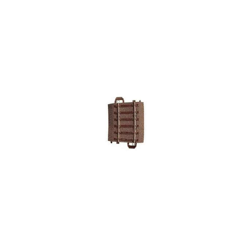 Rail courbe R2 5,7° Trix 62206 - Rayon 437,5 mm - HO : 1/87 - Code 83 - Voie C