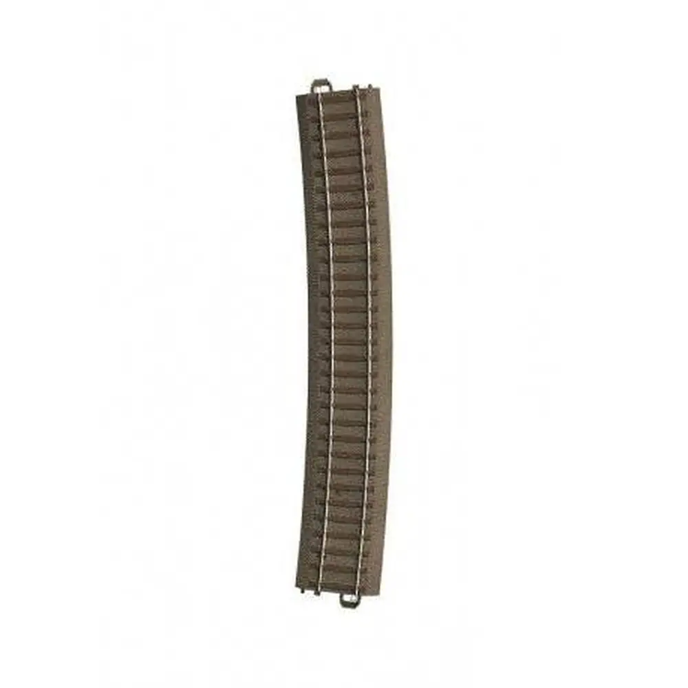 Rail courbe R9 12,1° Trix 62912 - Rayon 1114,6 mm - HO : 1/87 - Code 83 - Voie C