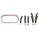 Grand coffret de voies C3 Trix 62903 - HO : 1/87 - Code 83 - Voie C