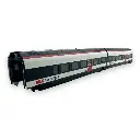 Set de 2 voitures complémentaires RABe 501 Giruno - Trix 23283 - HO 1/87 - CFF - Ep VI - 2R
