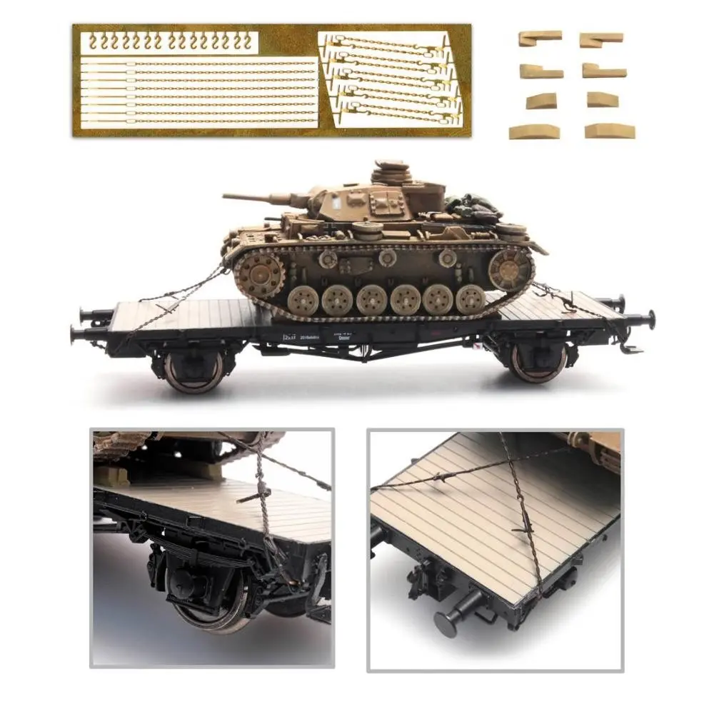 Chaînes et câbles d'arrimage - Artitec 387.349 - HO 1/87