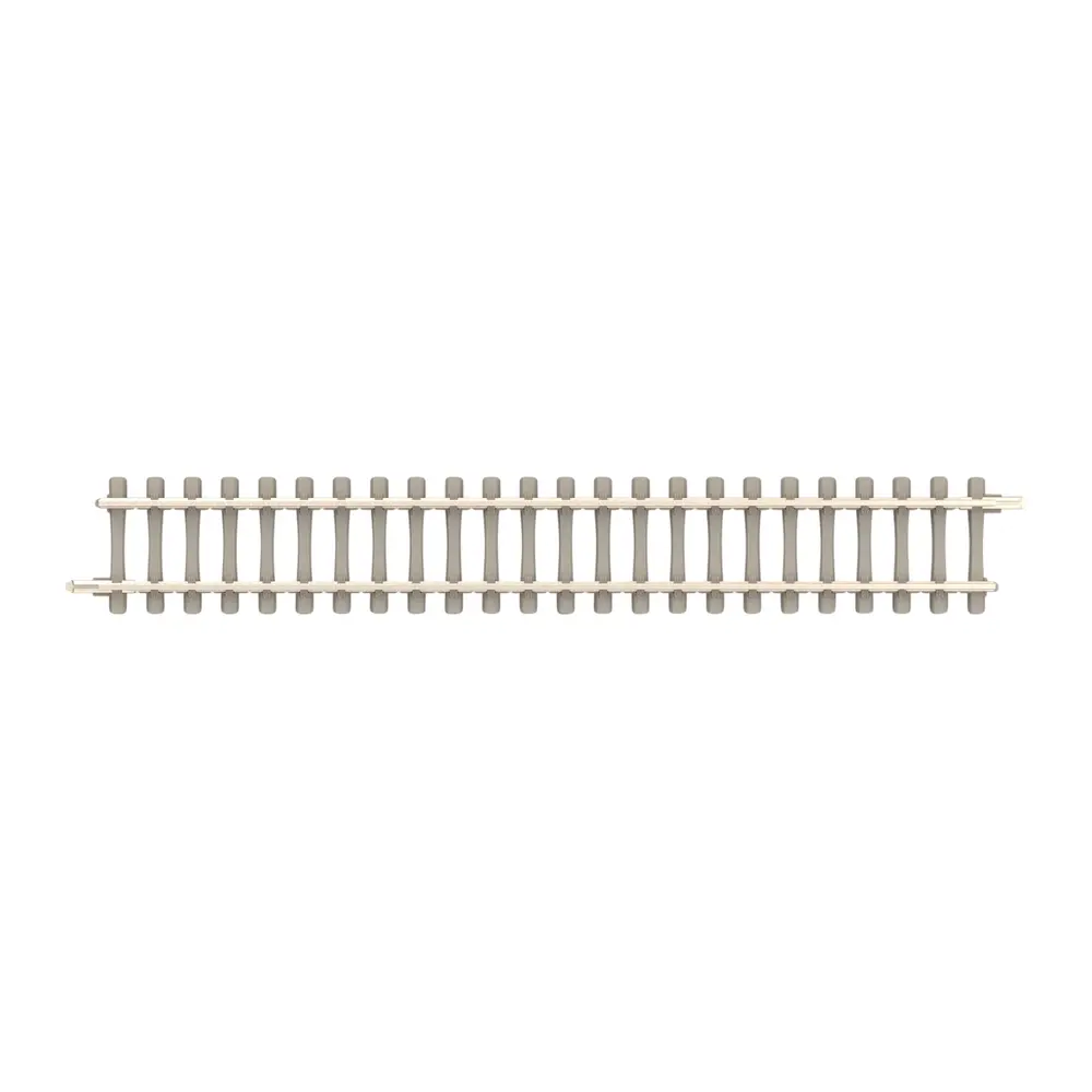 Rail droit traverses béton - Minitrix 14590 - N 1/160 - Code 60 - Longueur 104,2mm - 2R