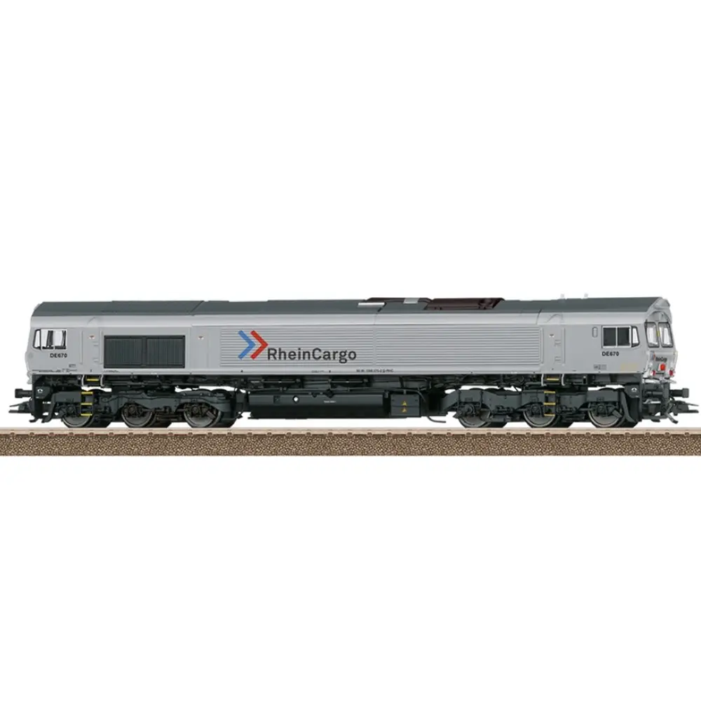 Locomotive diesel de classe 66 - TRIX 25301 - HO 1/87 - EP VI - DCC Son et fumigène - 2R